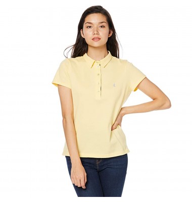 Sakura Ladies Polo Shirt In Yellow