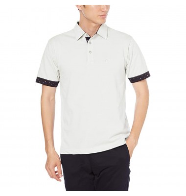 Sakura Mens Polo Shirt in White